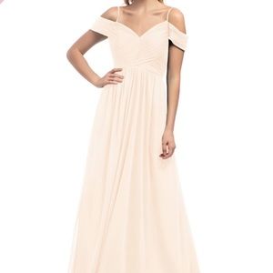 Azazie Aja Dress, Pearl Pink- NEVER WORN